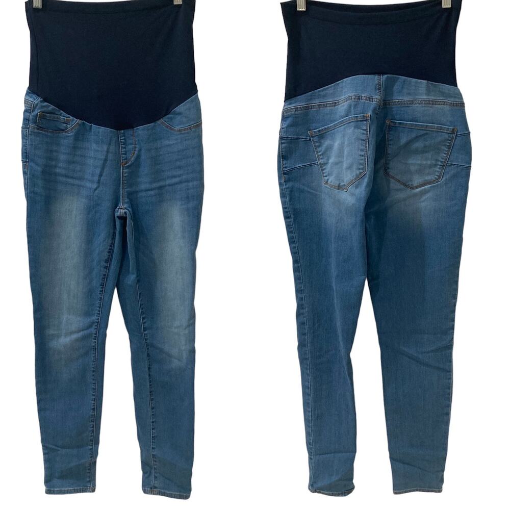 Song Maternity Blue Skinny Jeans Size Medium